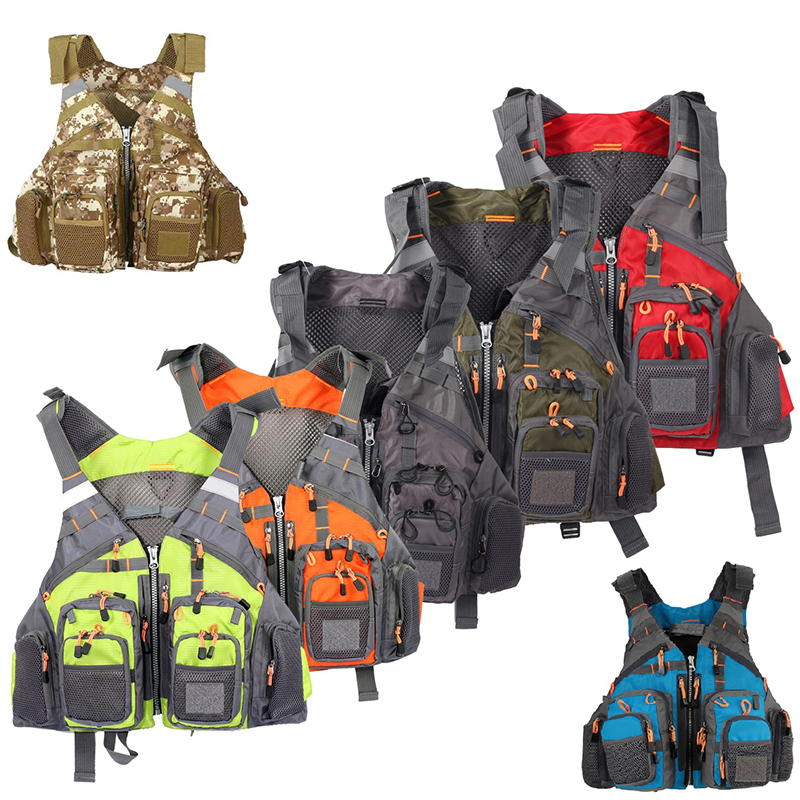 Fishing Vest - سترة صيد متعددة الجيوب قابلة للفصل