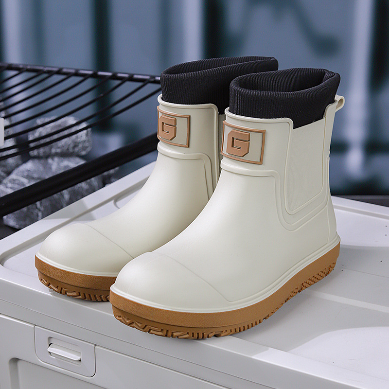 جديد الرجال احذية المطر في اله - مراجعة Fishing Boots وسعره