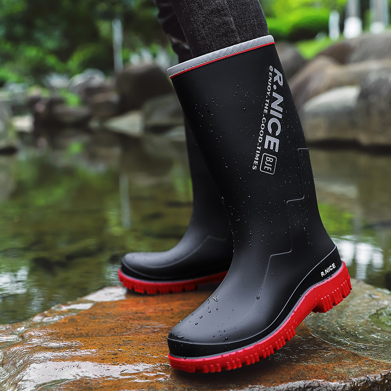 أحذية مطر رجالية للأنشطة الخار - مراجعة Fishing Boots وسعره
