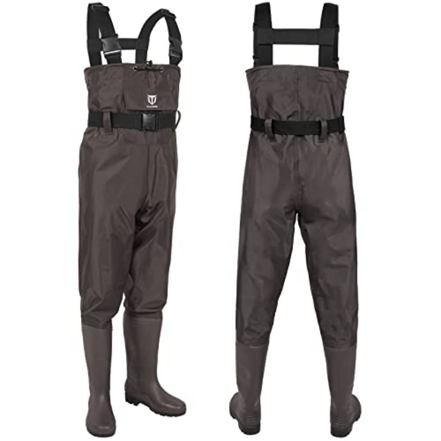 حذاء صيد مقاوم للماء من النايل - مراجعة Fishing Boots وسعره