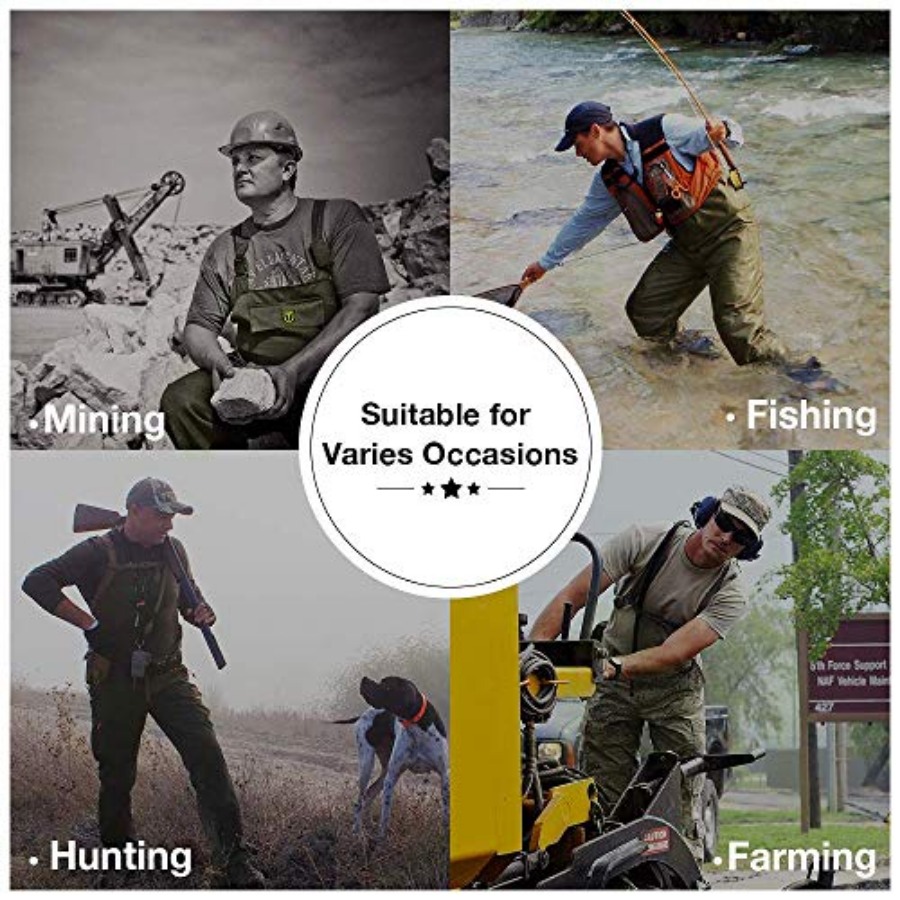 حذاء صيد مقاوم للماء من النايل - مراجعة Fishing Boots وسعره
