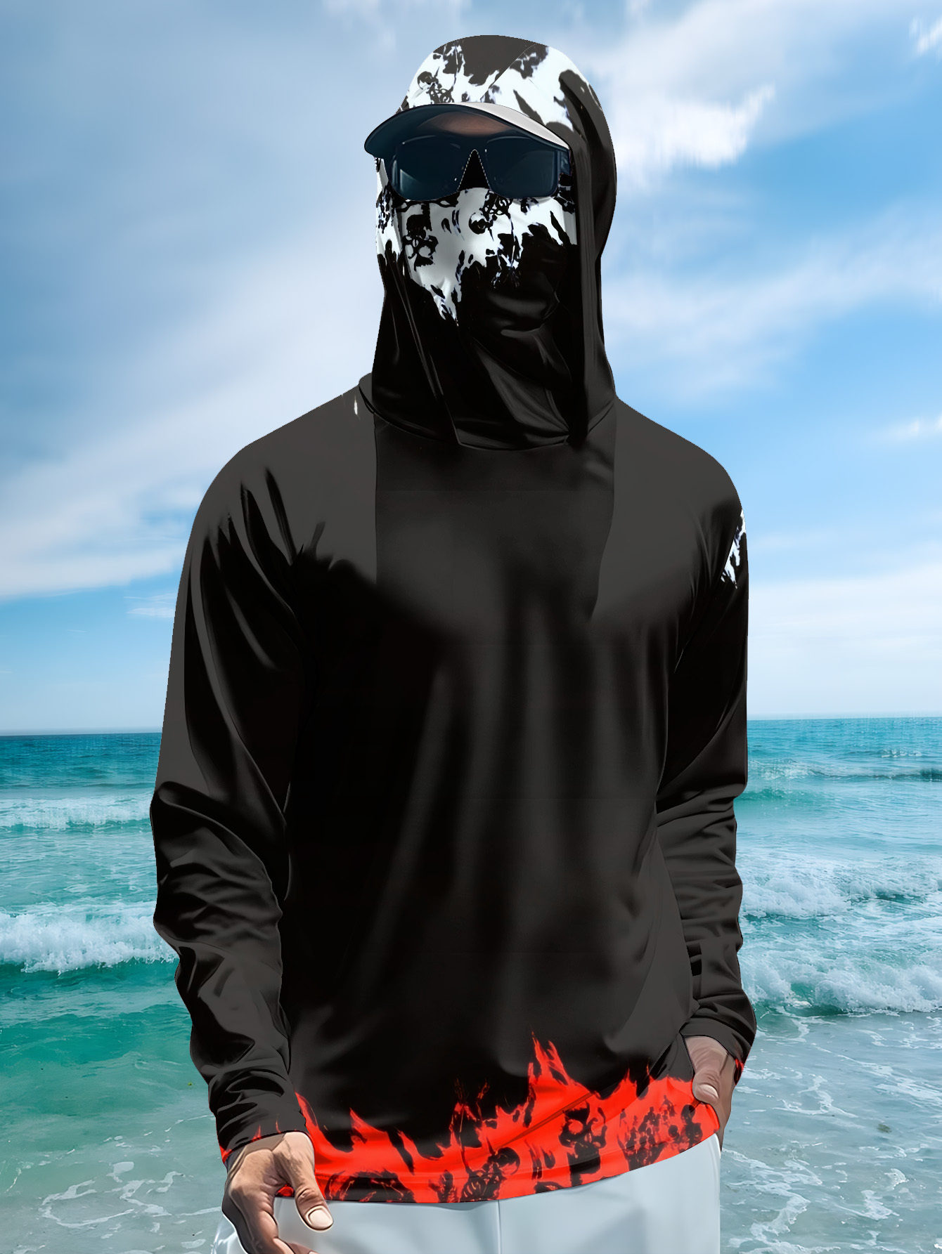 قميص صيد للرجال بأكمام طويلة،  - مراجعة Fishing Shirt Uv Protection وسعره