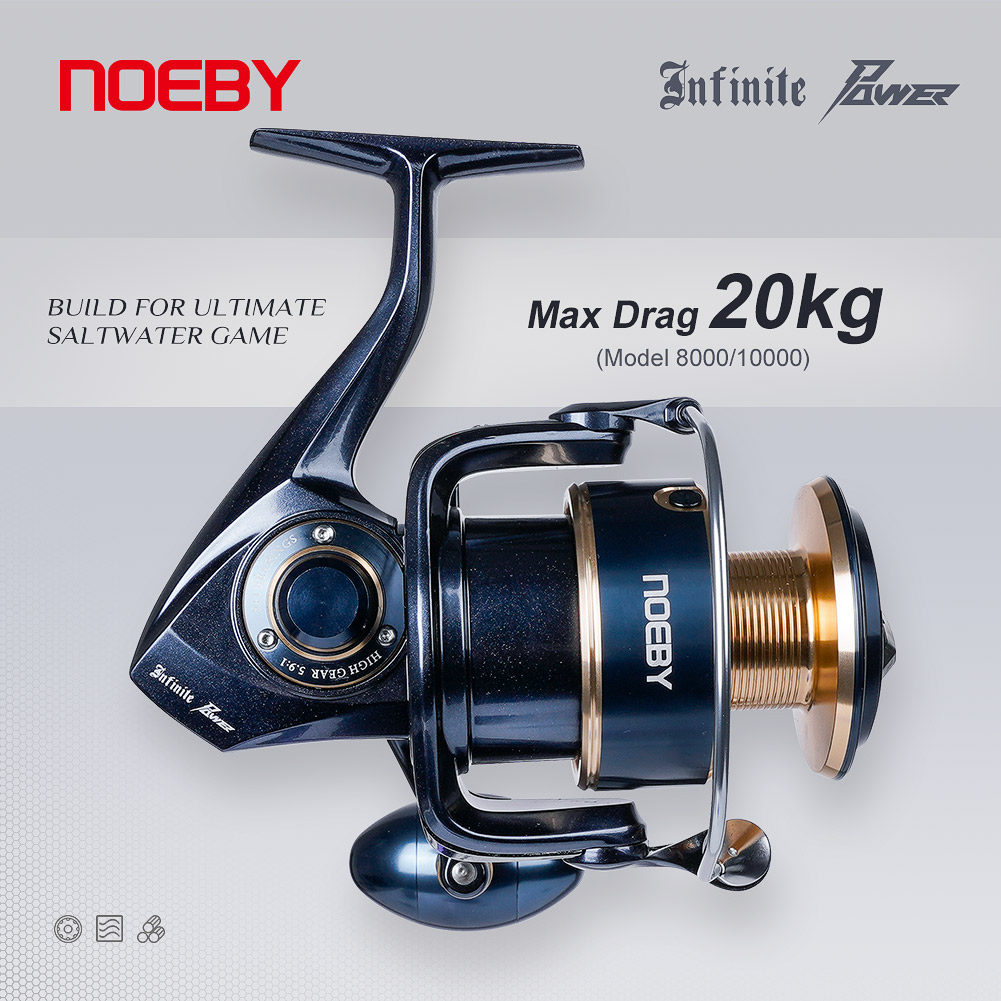 بكرة صيد NOEBY Infinite Power  - مراجعة Daiwa Reel Bg وسعره